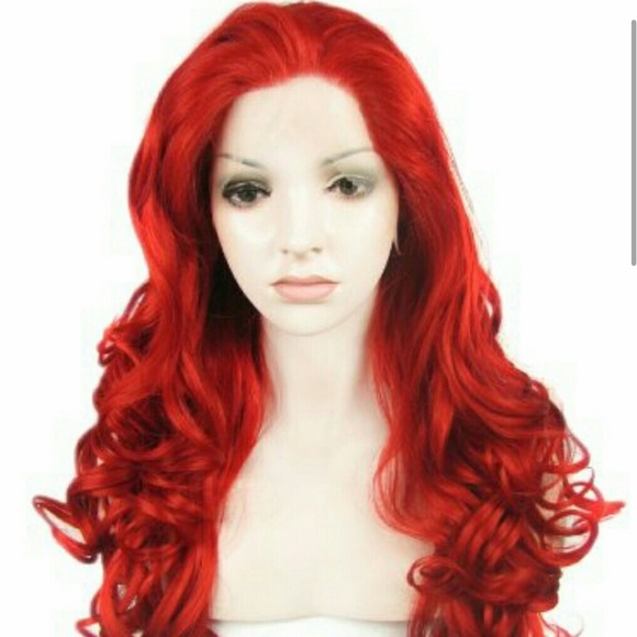 ♥️RED 22” BODY WAVY LACE FRONT WIG💫 *NWT